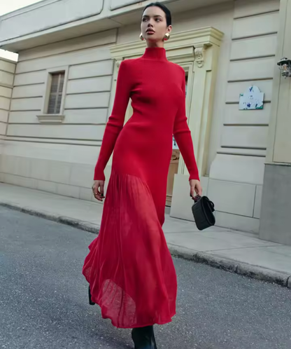 Vestido Largo Valeria Rojo