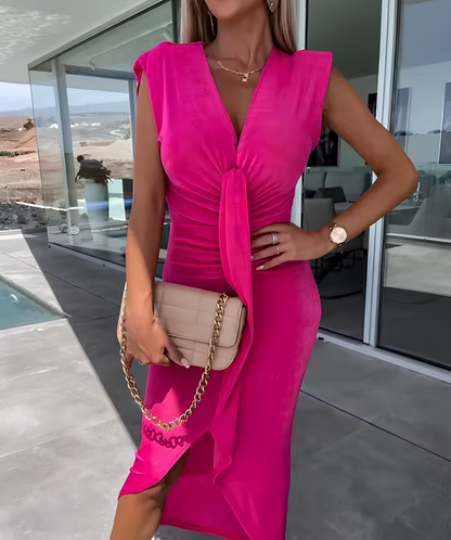 Vestido Midi Camila Lavanda