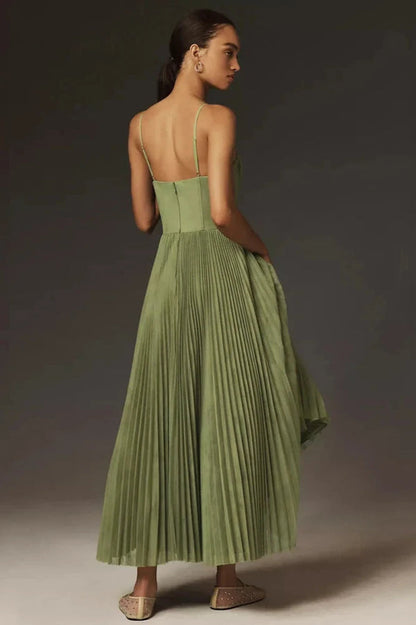 Vestido con Corset Elite Drapes Elegante