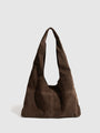 Bolso Hobo con Cierre de Broche Práctico