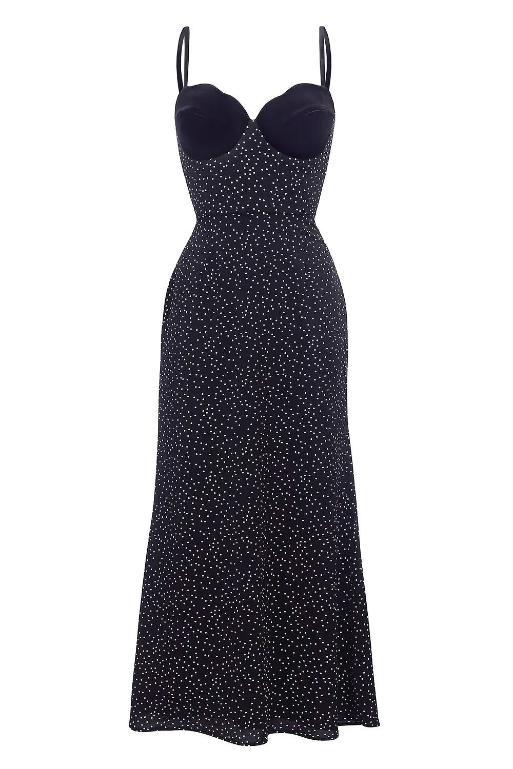 Vestido Midi de Terciopelo Alésia Elegante