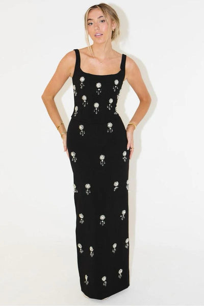 Conjunto de Gala Ultimate Muse con Falda Maxi y Cristales