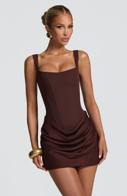 Vestido Mini Corvina Elegante